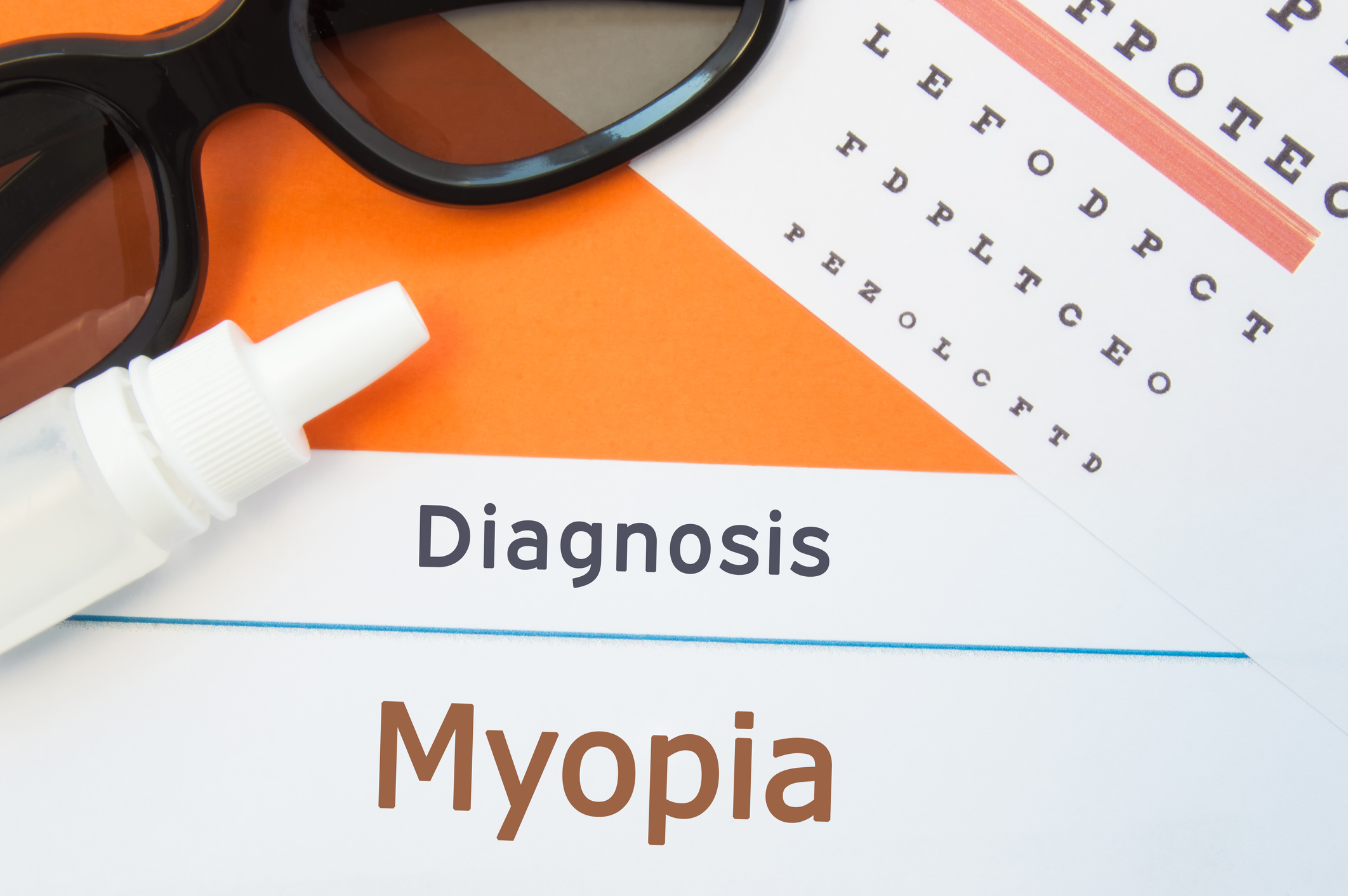 a document of a diagnosis of Myopia